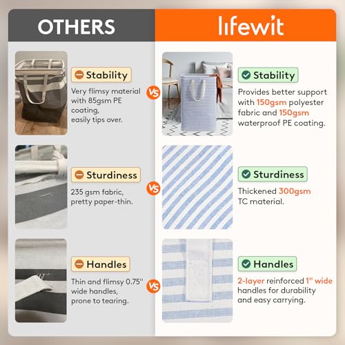 Save 15% on Lifewit Collapsible Laundry Basket 2-Pack - Image 3