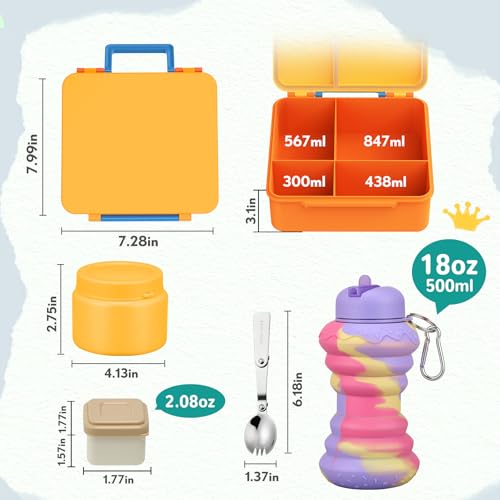 26% Off Zenvory Kids Bento Lunch Box with Soup Thermo - Image 5