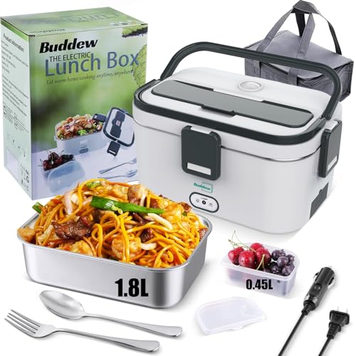 12% Off Buddew 80W Electric Lunch Box with 1.8L Capacity - Image 1