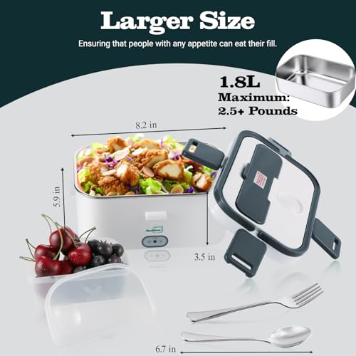 12% Off Buddew 80W Electric Lunch Box with 1.8L Capacity - Image 2