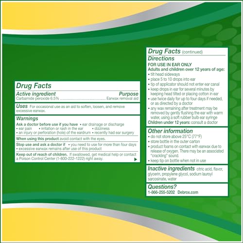 Save 27% on Debrox Ear Wax Removal Drops (2-Pack) - Image 5