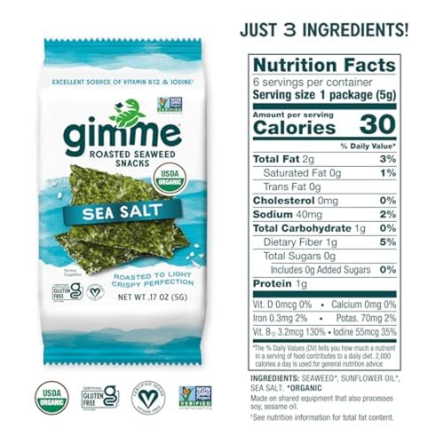 16% Off Gimme Organic Seaweed Snacks - Keto & Vegan - Image 2