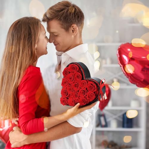 Save 40% on HERBMOTG Preserved Rose Heart Box Gift - Image 5