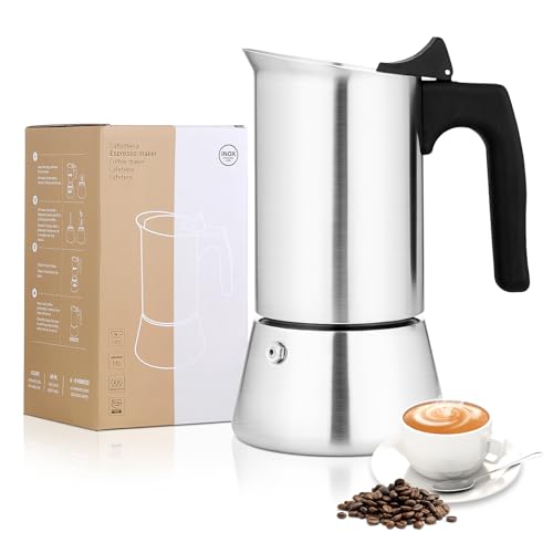 Stovetop Espresso Maker: 9-Cup Moka Pot for $19.99 - Image 1