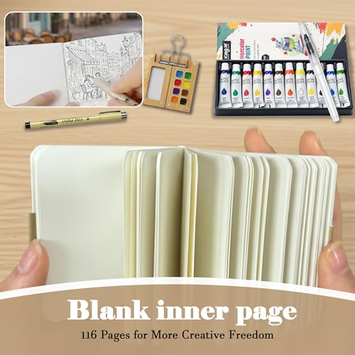 40% Off Mini Watercolor Travel Set with 12 Colors - Image 6
