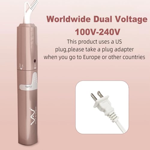 70% Off VAV Mini 2-in-1 Hair Straightener & Curler - Image 5