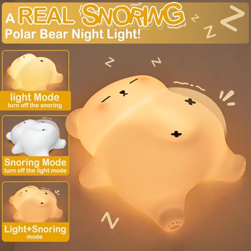 50% Off Snoring White Bear Night Light - Use Code YU6WYLJR - Image 5