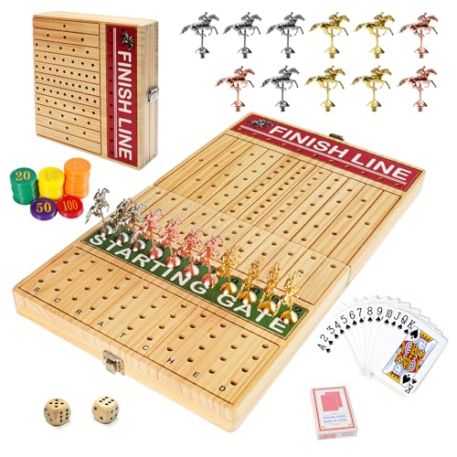 40% Off FUNNYB&G Foldable Horse Racing Board Game - Image 1