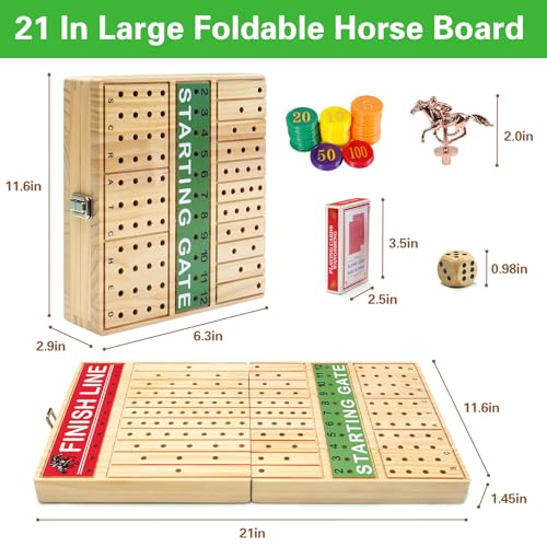 40% Off FUNNYB&G Foldable Horse Racing Board Game - Image 4