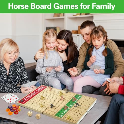 40% Off FUNNYB&G Foldable Horse Racing Board Game - Image 6