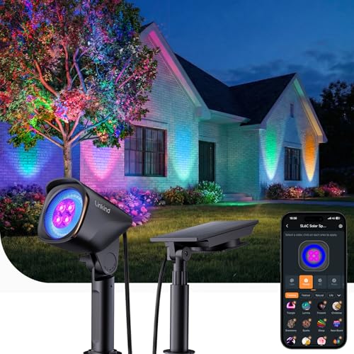 58% Off Linkind Smart Solar Spotlights with Code QVMRWDT2 - Image 1