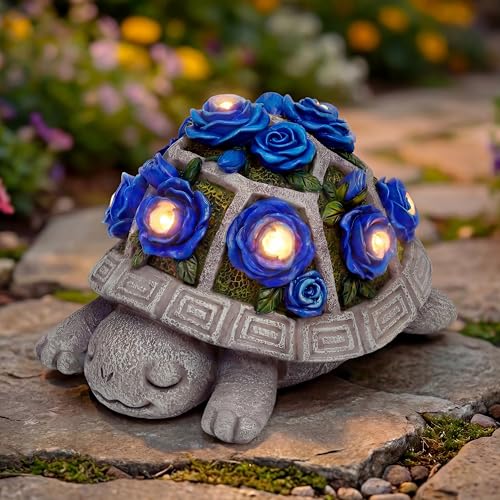 50% Off Solar Garden Turtle Statue with LED Lights - Image 1
