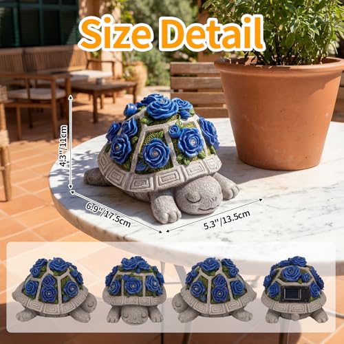 50% Off Solar Garden Turtle Statue with LED Lights - Image 2