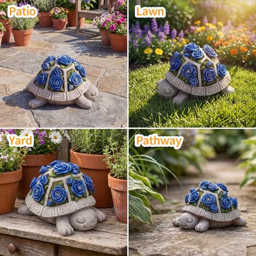 50% Off Solar Garden Turtle Statue with LED Lights - Image 5