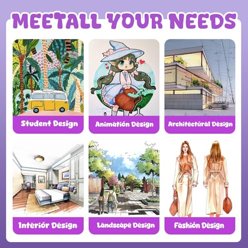 40% Off 120-Color Alcohol Marker Set with Storage Base - Image 7