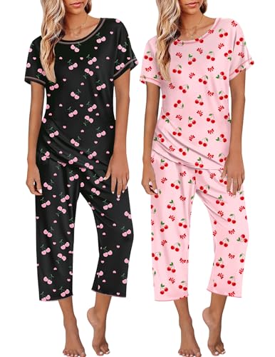 48% Off Ekouaer 2-Pack Women's Pajama Sets with Code J5MPXKG9 - Image 1