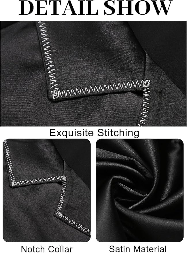 55% Off Ekouaer Women's Satin Pajama Set with Code O5MMENMF - Image 6