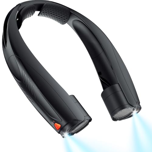 50% Off Portable Neck Fan with 20-Hour Battery & LED Light - Image 1