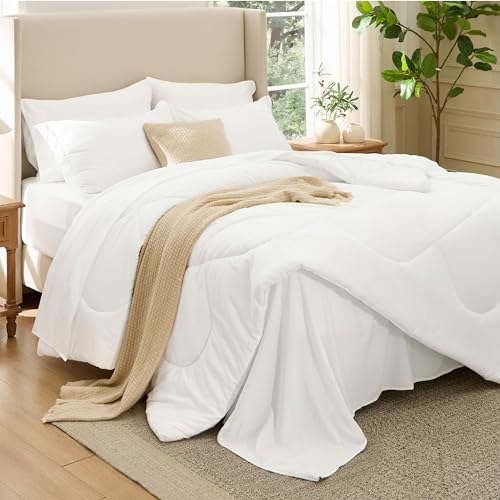 Save 50% on Bedsure Queen Comforter Set - Hotel Luxury Bedding - Image 1