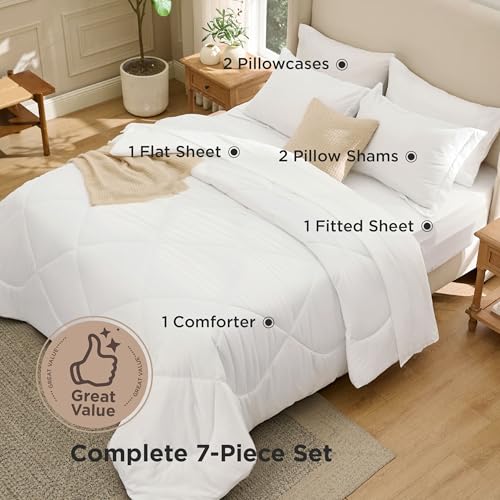 Save 50% on Bedsure Queen Comforter Set - Hotel Luxury Bedding - Image 5