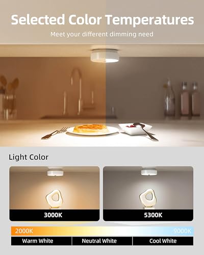 50% Off EZVALO Rechargeable Puck Lights with Remote - Image 4