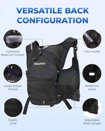 Save 40% on Vlaumiv Hydration Running Vest with 2L Bladder - Image 3
