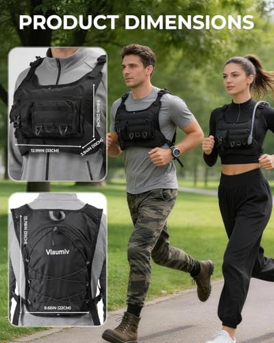 Save 40% on Vlaumiv Hydration Running Vest with 2L Bladder - Image 7
