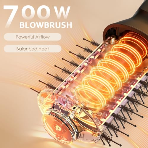 50% Off Aleath Travel Hair Dryer Brush - Dual Voltage Styler - Image 4