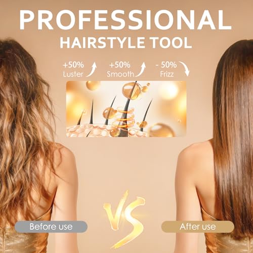 50% Off Aleath Travel Hair Dryer Brush - Dual Voltage Styler - Image 6