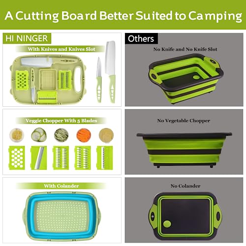 50% Off HI NINGER Collapsible 9-in-1 Camping Cutting Board - Image 2