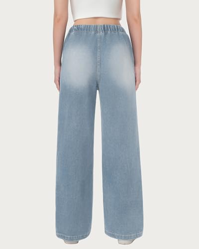 30% Off MARIASHA Women's Stretchy Wide Leg Jeans - Image 7