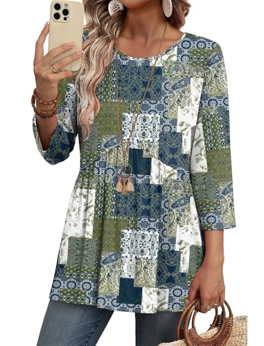 Save 30% on Women's 3/4 Sleeve Babydoll Tops with Code - Image 2