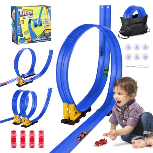 40% Off Flexible 15ft Race Car Track for Kids - Image 1