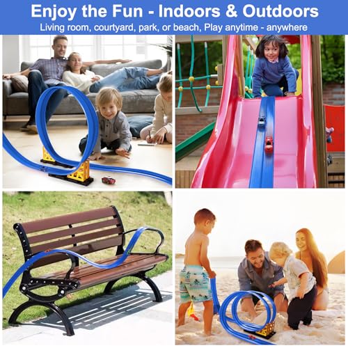 40% Off Flexible 15ft Race Car Track for Kids - Image 5