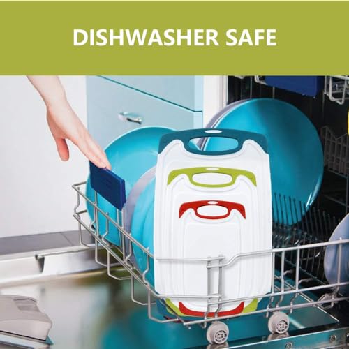 Save 47% on a 4-Piece Plastic Cutting Board Set with Peeler - Image 5