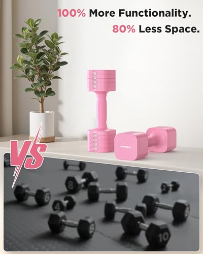 Save 30% on FEIERDUN 5-in-1 Adjustable Dumbbell Set - Image 5