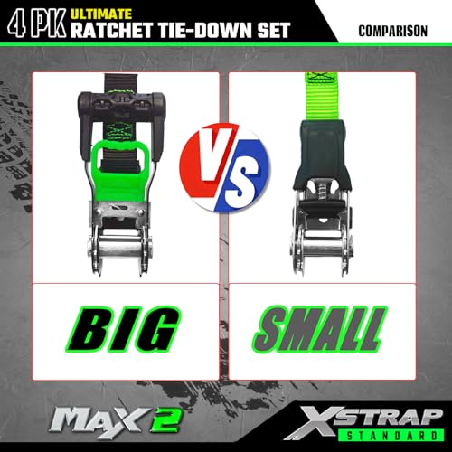 40% Off XSTRAP Motorcycle Tie Down Straps - 4-Pack - Image 6