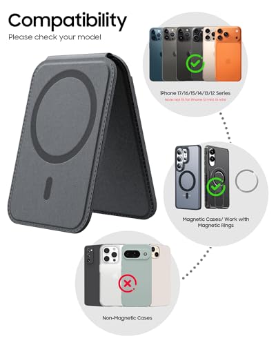 50% Off Vizvera MagSafe Leather Wallet with RFID Blocking - Image 2