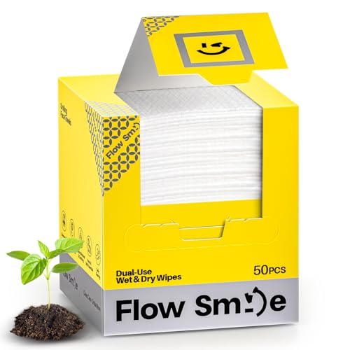 50% Off FLOW SMILE Disposable Face Towels for Sensitive Skin