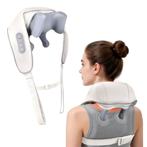 50% Off Cordless 4D Shiatsu Neck & Back Massager with Heat