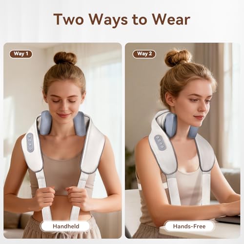 50% Off Cordless 4D Shiatsu Neck & Back Massager with Heat - Image 4
