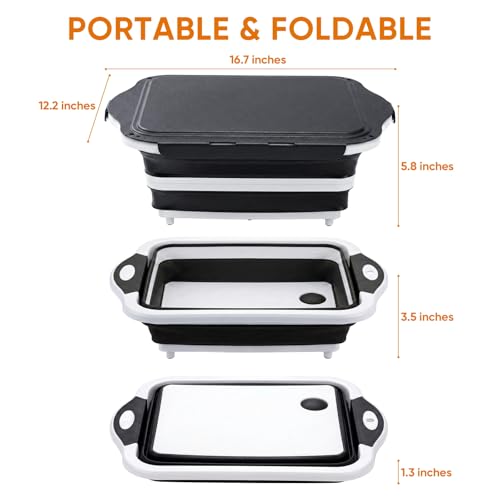 Save 23% on Collapsible BBQ Prep Tub with Cutting Board Lid - Image 4