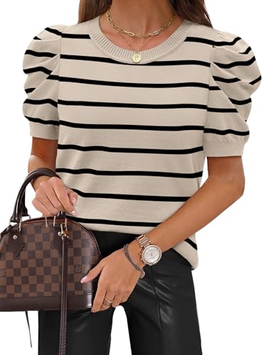 42% Off SAMPEEL Women's Puff Sleeve Summer Sweaters - Image 1