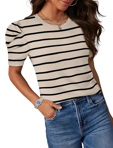 42% Off SAMPEEL Women's Puff Sleeve Summer Sweaters - Image 2