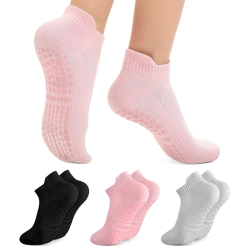 Price Drop: Walifrey Grip Pilates Socks 3-Pack for Women - Image 1