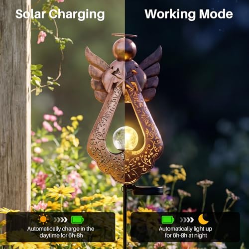 50% Off Angel Solar Garden Lights with Code P3FZD6SA - Image 5