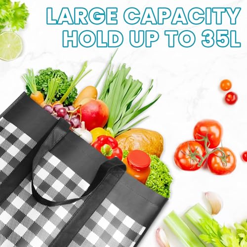 27% Off WOWBOX 4-Pack Reusable Grocery Bags - Image 6