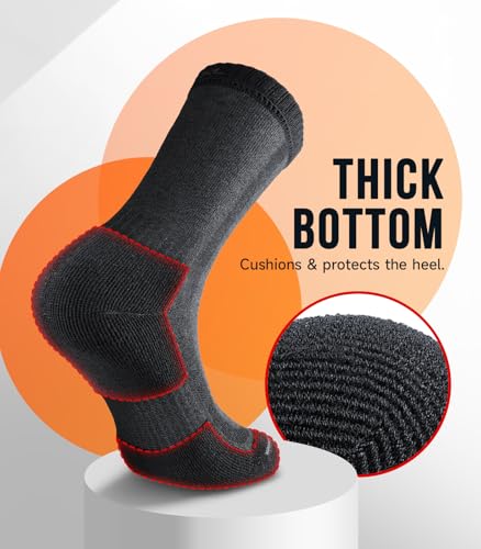 42% Off PULIOU Merino Wool Hiking Socks - 3 Pairs - Image 5