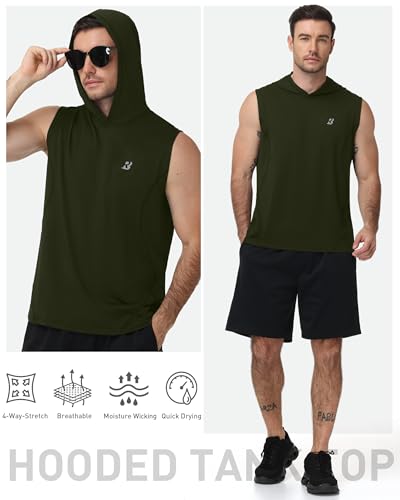 40% Off Roadbox Men's Sleeveless Hoodie Tank Top - Image 3