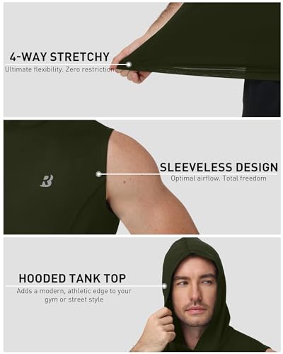 40% Off Roadbox Men's Sleeveless Hoodie Tank Top - Image 5